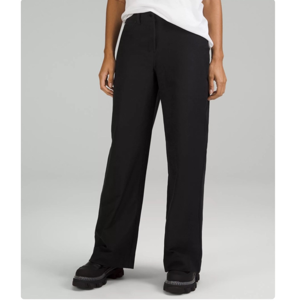 City Sleek 5 Pocket High-Rise Wide-Leg Pant Full Length *Light Utilitech